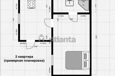 2-комнатная квартира по адресу ул. Бабеля (площадь 53,2 м²) - фото 30 2-комнатная квартира по адресу ул. Бабеля (площадь 53,2 м²) - Atlanta.ua - фото 30