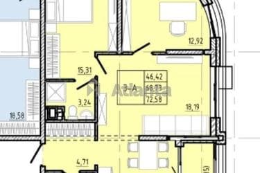 3-комнатная квартира по адресу ул. Франко Ивана (площадь 73,3 м²) - imageAlt 12 3-комнатная квартира по адресу ул. Франко Ивана (площадь 73,3 м²) - Atlanta.ua - imageAlt 12