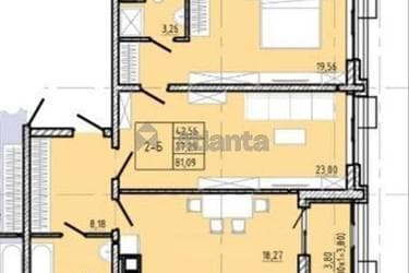 2-комнатная квартира по адресу ул. Франко Ивана (площадь 81,1 м²) - фото 7 2-комнатная квартира по адресу ул. Франко Ивана (площадь 81,1 м²) - Atlanta.ua - фото 7