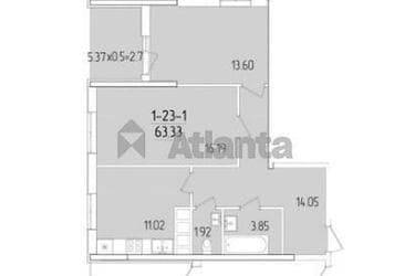 2-комнатная квартира по адресу ул. Краснова (площадь 62,5 м²) - imageAlt 14 2-комнатная квартира по адресу ул. Краснова (площадь 62,5 м²) - Atlanta.ua - imageAlt 14