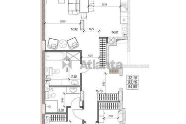 3-комнатная квартира по адресу Фонтанская дор. (площадь 94,8 м²) - imageAlt 15 3-комнатная квартира по адресу Фонтанская дор. (площадь 94,8 м²) - Atlanta.ua - imageAlt 15