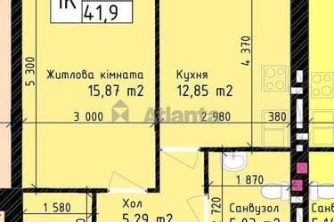 1-комнатная квартира по адресу ул. Промышленная (площадь 41,9 м²) - фото 12 1-комнатная квартира по адресу ул. Промышленная (площадь 41,9 м²) - Atlanta.ua - фото 12