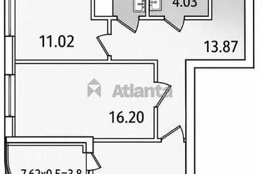 2-комнатная квартира по адресу ул. Краснова (площадь 63,4 м²) - imageAlt 14 2-комнатная квартира по адресу ул. Краснова (площадь 63,4 м²) - Atlanta.ua - imageAlt 14