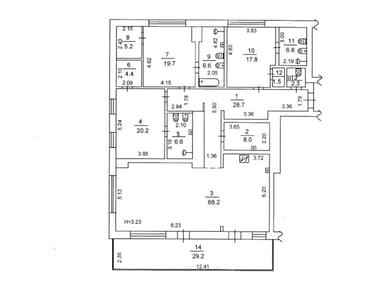 Многокомнатная квартира по адресу ул. Саперное Поле (площадь 228 м²) - imageAlt 44 Многокомнатная квартира по адресу ул. Саперное Поле (площадь 228 м²) - Atlanta.ua - imageAlt 44