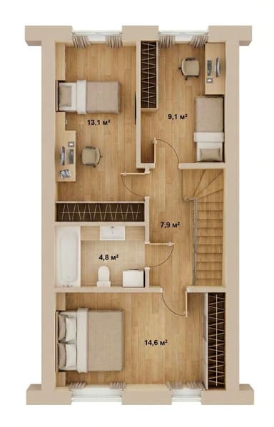 Дом по адресу ул. Гайдамацкая (площадь 100 м²) - imageAlt 20 Дом по адресу ул. Гайдамацкая (площадь 100 м²) - Atlanta.ua - imageAlt 20