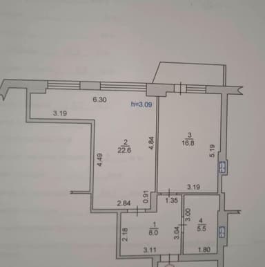 1-комнатная квартира по адресу ул. Парковая (площадь 54,1 м²) - imageAlt 14 1-комнатная квартира по адресу ул. Парковая (площадь 54,1 м²) - Atlanta.ua - imageAlt 14