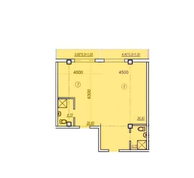 2-комнатная квартира по адресу Шевченко пр. (площадь 64 м²) - фото 30 2-комнатная квартира по адресу Шевченко пр. (площадь 64 м²) - Atlanta.ua - фото 30