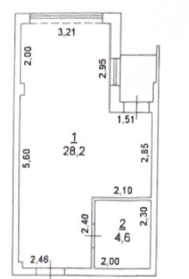2-комнатная квартира по адресу (площадь 33,8 м²) - imageAlt 16 2-комнатная квартира по адресу (площадь 33,8 м²) - Atlanta.ua - imageAlt 16