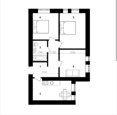 3-комнатная квартира по адресу ул. Боголюбова (площадь 60,5 м²) - фото 20 3-комнатная квартира по адресу ул. Боголюбова (площадь 60,5 м²) - Atlanta.ua - фото 20