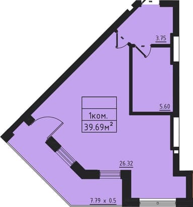 1-комнатная квартира по адресу ул. Ветровая (площадь 39 м²) - фото 62 1-комнатная квартира по адресу ул. Ветровая (площадь 39 м²) - Atlanta.ua - фото 62
