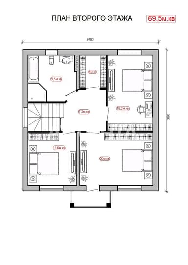 Будинок за адресою вул. Академіка Корольова (площа 155 м²) - фото 42 Будинок за адресою вул. Академіка Корольова (площа 155 м²) - Atlanta.ua - фото 42