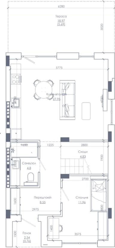 Дом по адресу ул. Бочарова ген. (площадь 120 м²) - imageAlt 9 Дом по адресу ул. Бочарова ген. (площадь 120 м²) - Atlanta.ua - imageAlt 9