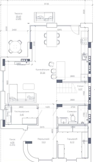 Дом по адресу ул. Бочарова ген. (площадь 162 м²) - imageAlt 10 Дом по адресу ул. Бочарова ген. (площадь 162 м²) - Atlanta.ua - imageAlt 10