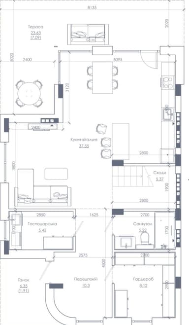 Дом по адресу ул. Бочарова ген. (площадь 150 м²) - imageAlt 9 Дом по адресу ул. Бочарова ген. (площадь 150 м²) - Atlanta.ua - imageAlt 9