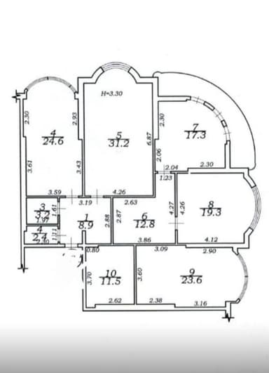 3-комнатная квартира по адресу Сабанский пер. (площадь 158 м²) - imageAlt 31 3-комнатная квартира по адресу Сабанский пер. (площадь 158 м²) - Atlanta.ua - imageAlt 31