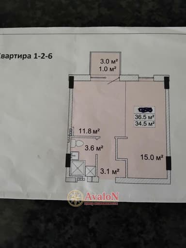 1-комнатная квартира по адресу (площадь 35 м²) - imageAlt 22 1-комнатная квартира по адресу (площадь 35 м²) - Atlanta.ua - imageAlt 22