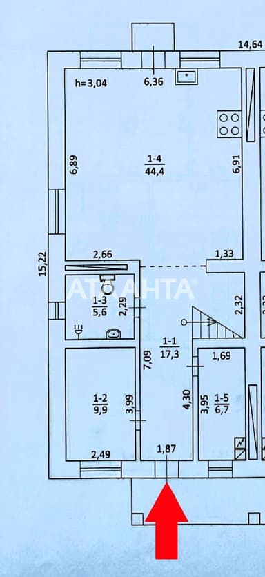 Будинок за адресою (площа 166 м²) - imageAlt 100 Будинок за адресою (площа 166 м²) - Atlanta.ua - imageAlt 100