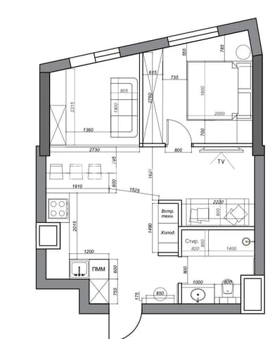 1-комнатная квартира по адресу ул. Чубаевская (площадь 43 м²) - imageAlt 54 1-комнатная квартира по адресу ул. Чубаевская (площадь 43 м²) - Atlanta.ua - imageAlt 54