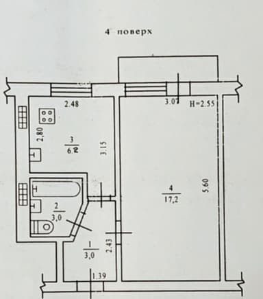 1-комнатная квартира по адресу ул. Инглези (площадь 30,2 м²) - imageAlt 19 1-комнатная квартира по адресу ул. Инглези (площадь 30,2 м²) - Atlanta.ua - imageAlt 19