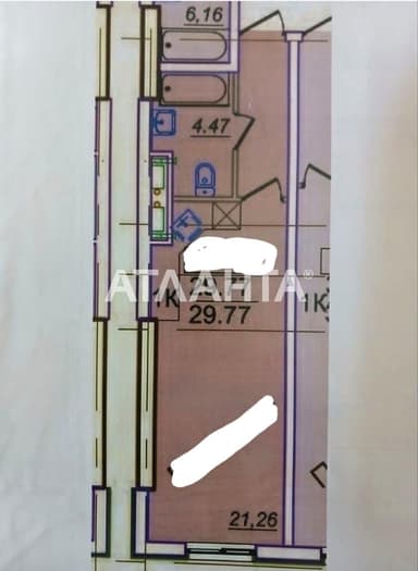 1-комнатная квартира по адресу ул. 10 апреля (площадь 29,7 м²) - фото 10 1-комнатная квартира по адресу ул. 10 апреля (площадь 29,7 м²) - Atlanta.ua - фото 10