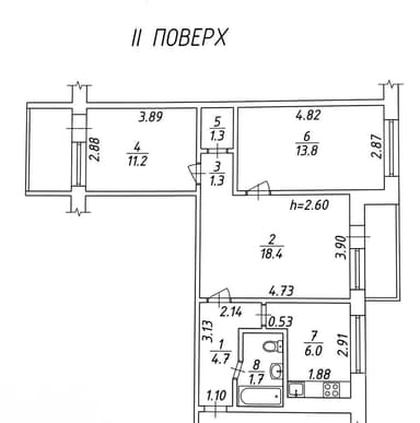 3-кімнатна квартира за адресою вул. Курська (площа 63,8 м²) - фото 28 3-кімнатна квартира за адресою вул. Курська (площа 63,8 м²) - Atlanta.ua - фото 28