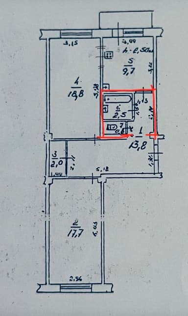 2-комнатная квартира по адресу ул. Педагогическая (площадь 66,2 м²) - imageAlt 18 2-комнатная квартира по адресу ул. Педагогическая (площадь 66,2 м²) - Atlanta.ua - imageAlt 18