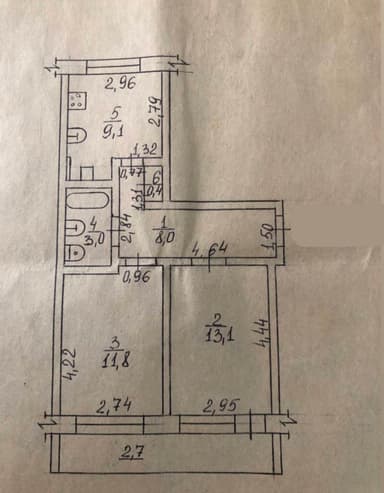 2-комнатная квартира по адресу ул. Королева ак. (площадь 48 м²) - imageAlt 24 2-комнатная квартира по адресу ул. Королева ак. (площадь 48 м²) - Atlanta.ua - imageAlt 24