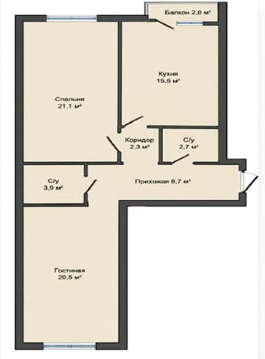 2-комнатная квартира по адресу Люстдорфская дор. (площадь 76,2 м²) - imageAlt 41 2-комнатная квартира по адресу Люстдорфская дор. (площадь 76,2 м²) - Atlanta.ua - imageAlt 41