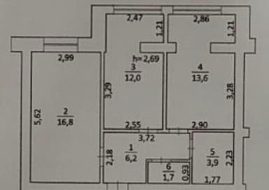 2-комнатная квартира по адресу ул. Сахарова (площадь 54,2 м²) - фото 20 2-комнатная квартира по адресу ул. Сахарова (площадь 54,2 м²) - Atlanta.ua - фото 20