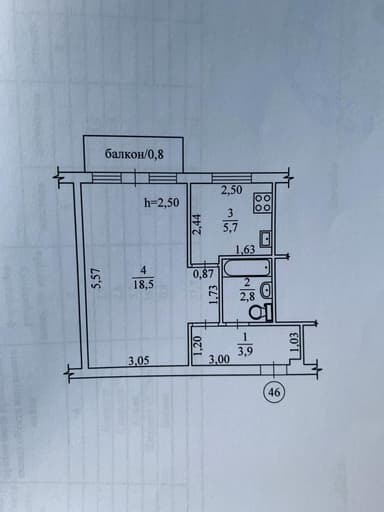 1-комнатная квартира по адресу ул. Кондрашина (площадь 31,7 м²) - imageAlt 26 1-комнатная квартира по адресу ул. Кондрашина (площадь 31,7 м²) - Atlanta.ua - imageAlt 26