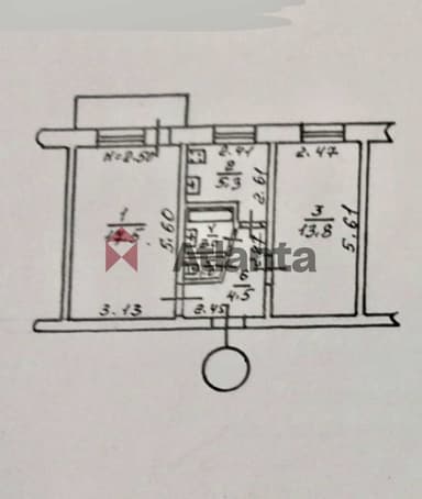 2-комнатная квартира по адресу (площадь 44 м²) - imageAlt 29 2-комнатная квартира по адресу (площадь 44 м²) - Atlanta.ua - imageAlt 29