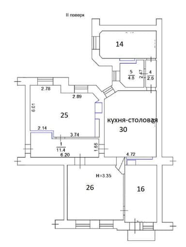 3-комнатная квартира по адресу ул. Базарная (площадь 133 м²) - imageAlt 32 3-комнатная квартира по адресу ул. Базарная (площадь 133 м²) - Atlanta.ua - imageAlt 32