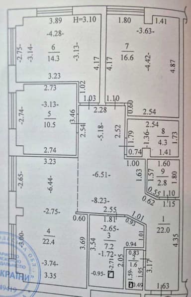 3-комнатная квартира по адресу Майский пер. (площадь 102 м²) - фото 42 3-комнатная квартира по адресу Майский пер. (площадь 102 м²) - Atlanta.ua - фото 42