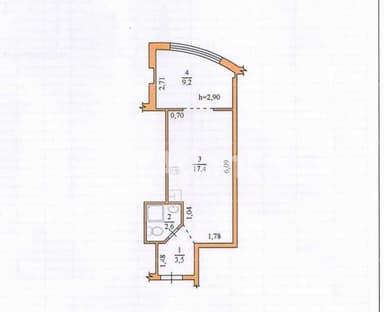 1-комнатная квартира по адресу (площадь 32,7 м²) - imageAlt 24 1-комнатная квартира по адресу (площадь 32,7 м²) - Atlanta.ua - imageAlt 24
