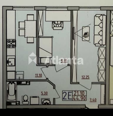1-комнатная квартира по адресу ул. Марсельская (площадь 45 м²) - imageAlt 40 1-комнатная квартира по адресу ул. Марсельская (площадь 45 м²) - Atlanta.ua - imageAlt 40