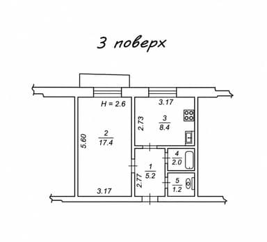 1-комнатная квартира по адресу ул. Крымская (площадь 34,3 м²) - imageAlt 25 1-комнатная квартира по адресу ул. Крымская (площадь 34,3 м²) - Atlanta.ua - imageAlt 25