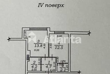 1-комнатная квартира по адресу (площадь 38 м²) - imageAlt 14 1-комнатная квартира по адресу (площадь 38 м²) - Atlanta.ua - imageAlt 14