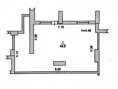 1-комнатная квартира по адресу ул. Массив №20 (площадь 48,8 м²) - imageAlt 12 1-комнатная квартира по адресу ул. Массив №20 (площадь 48,8 м²) - Atlanta.ua - imageAlt 12