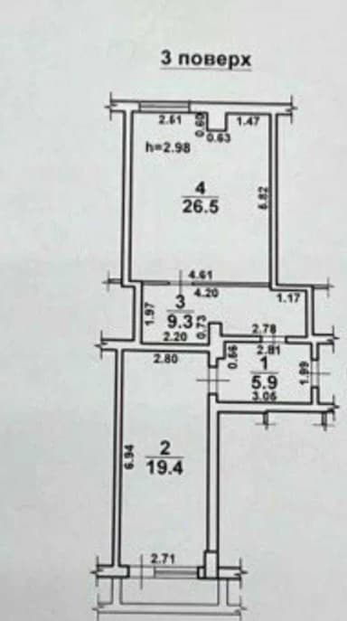 2-комнатная квартира по адресу (площадь 61,9 м²) - imageAlt 35 2-комнатная квартира по адресу (площадь 61,9 м²) - Atlanta.ua - imageAlt 35