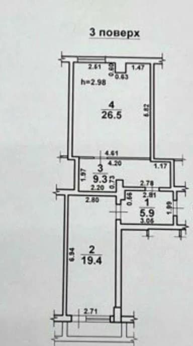 2-комнатная квартира по адресу (площадь 61,9 м²) - imageAlt 31 2-комнатная квартира по адресу (площадь 61,9 м²) - Atlanta.ua - imageAlt 31