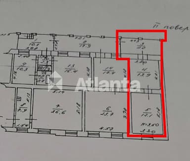 1-комнатная квартира по адресу ул. Троицкая (площадь 46 м²) - imageAlt 24 1-комнатная квартира по адресу ул. Троицкая (площадь 46 м²) - Atlanta.ua - imageAlt 24