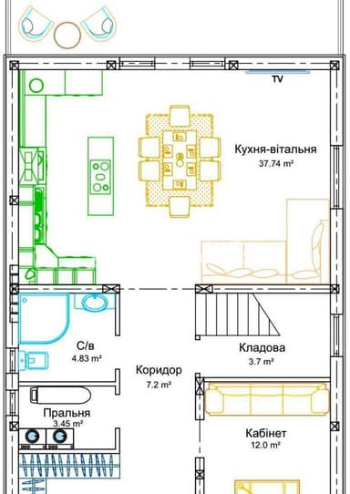 Дом по адресу ул. Весенняя (площадь 165 м²) - imageAlt 21 Дом по адресу ул. Весенняя (площадь 165 м²) - Atlanta.ua - imageAlt 21