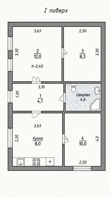 3-комнатная квартира по адресу ул. Гимназическая (площадь 43 м²) - imageAlt 26 3-комнатная квартира по адресу ул. Гимназическая (площадь 43 м²) - Atlanta.ua - imageAlt 26