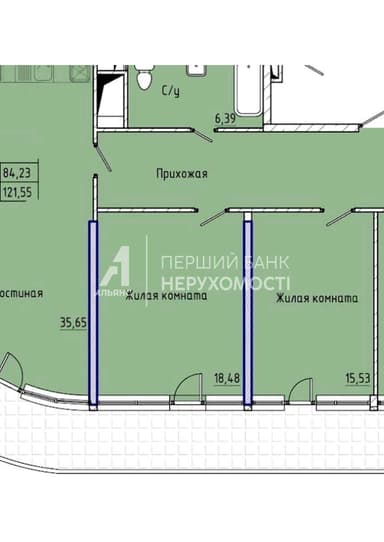 3-комнатная квартира по адресу ул. Мореходная (площадь 121,6 м²) - imageAlt 36 3-комнатная квартира по адресу ул. Мореходная (площадь 121,6 м²) - Atlanta.ua - imageAlt 36