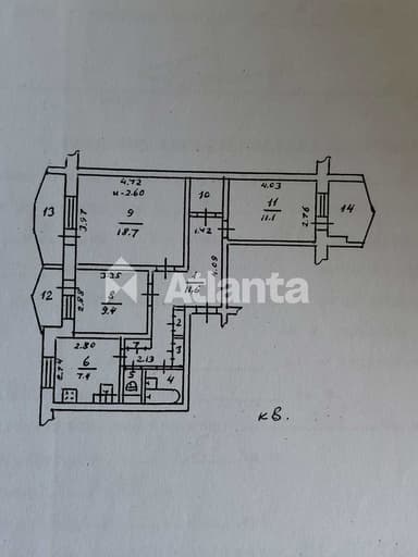 3-комнатная квартира по адресу (площадь 71,5 м²) - imageAlt 51 3-комнатная квартира по адресу (площадь 71,5 м²) - Atlanta.ua - imageAlt 51