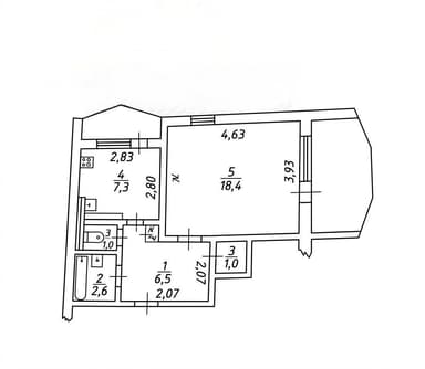1-комнатная квартира по адресу ул. Королева ак. (площадь 43 м²) - imageAlt 16 1-комнатная квартира по адресу ул. Королева ак. (площадь 43 м²) - Atlanta.ua - imageAlt 16