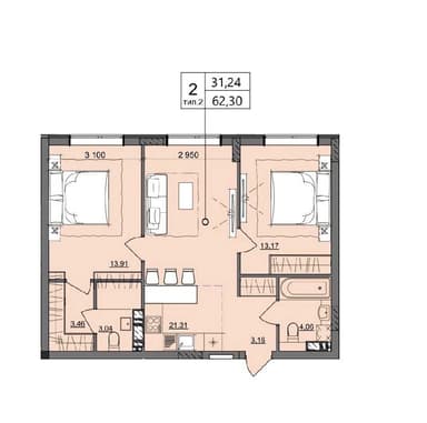 1-комнатная квартира по адресу ул. Сахарова (площадь 28,4 м²) - imageAlt 17 1-комнатная квартира по адресу ул. Сахарова (площадь 28,4 м²) - Atlanta.ua - imageAlt 17