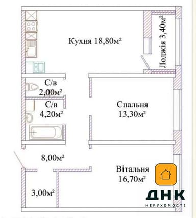 2-комнатная квартира по адресу Люстдорфская дор. (площадь 67 м²) - imageAlt 34 2-комнатная квартира по адресу Люстдорфская дор. (площадь 67 м²) - Atlanta.ua - imageAlt 34