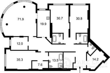 Багатокімнатна квартира за адресою пров. Аскольдів (площа 310 м²) - фото 62 Багатокімнатна квартира за адресою пров. Аскольдів (площа 310 м²) - Atlanta.ua - фото 62