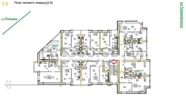 1-комнатная квартира по адресу (площадь 33,3 м²) - imageAlt 5 1-комнатная квартира по адресу (площадь 33,3 м²) - Atlanta.ua - imageAlt 5